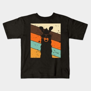 Vintage Llama Kids T-Shirt